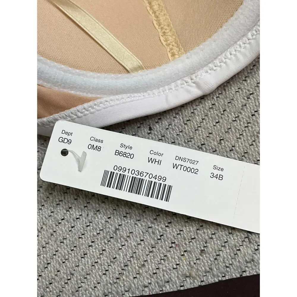 J.Crew White Twist-bandeau underwire bikini top (34B), NWT